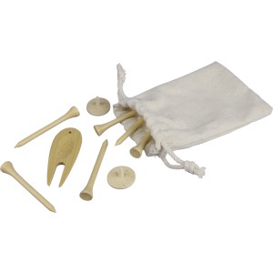 Fa golf tee készlet, barna (sportszer)