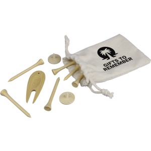 Fa golf tee készlet, barna (sportszer)