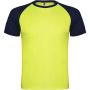 Indianapolis rvid ujj gyerek sportpl, fluor yellow, navy blue