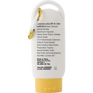 Naptej SPF 30, 60 ml, srga (testpols)