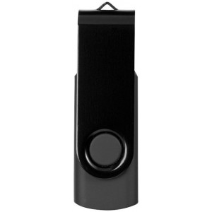 Rotate Metalic pendrive, fekete (raktri) (pendrive)