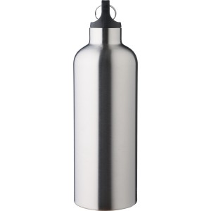 Újraacél duplafalú kulacs, 500 ml, ezüst (termosz)