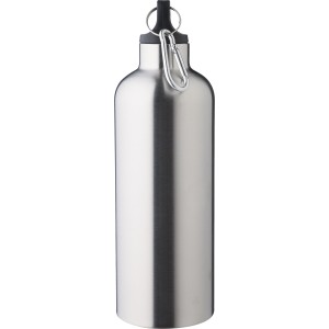 Újraacél duplafalú kulacs, 500 ml, ezüst (termosz)