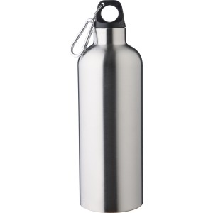 Újraacél duplafalú kulacs, 500 ml, ezüst (termosz)