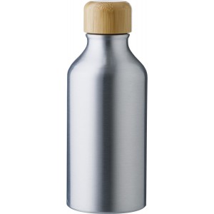 Addison alumnium palack, 400 ml, ezst (vizespalack)